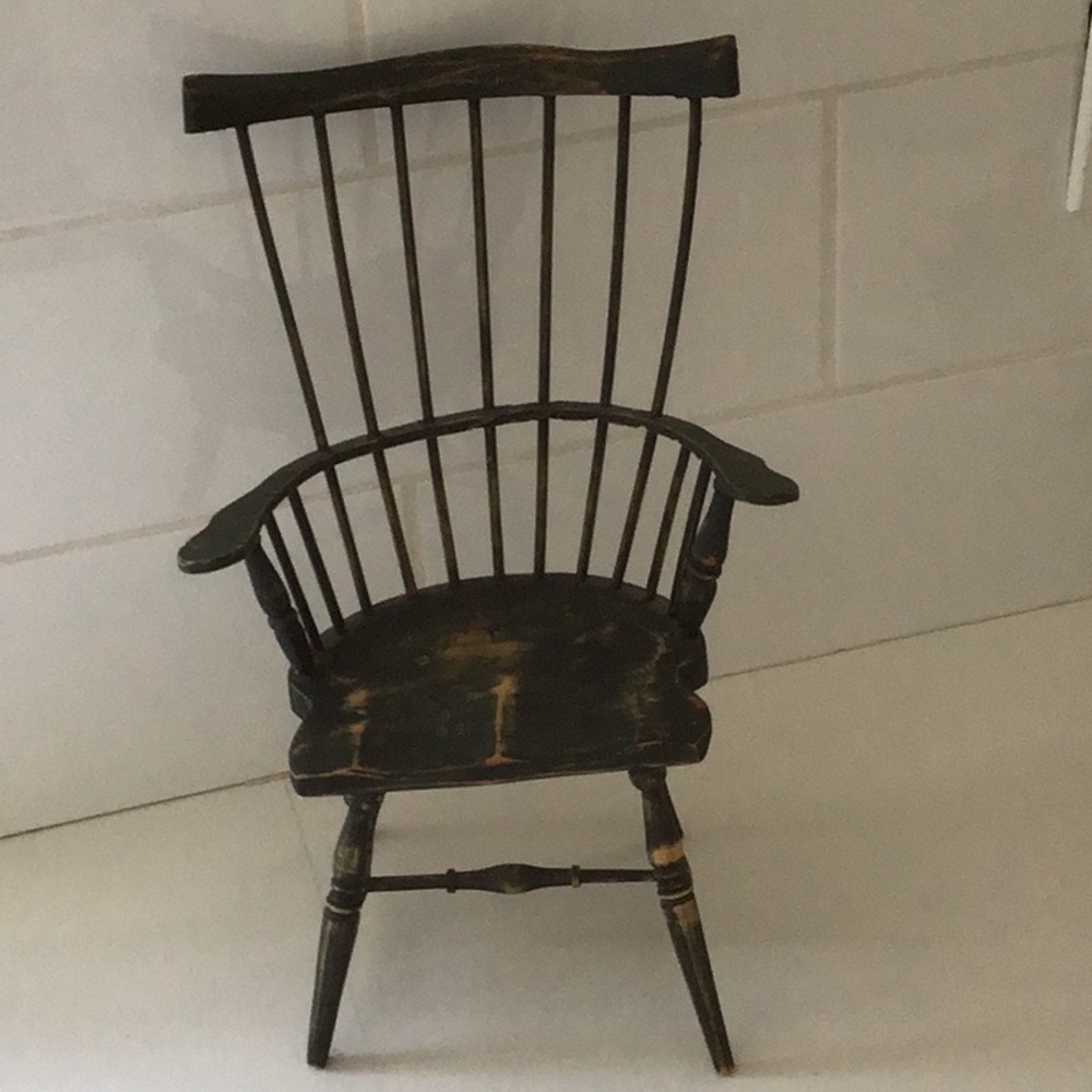 In excellent condition collectible vintage doll wood  chair